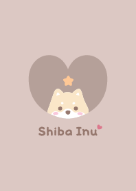 柴犬2お星さま[ブラウン]