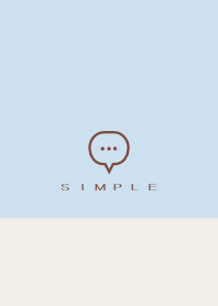 SIMPLE(beige blue)V.1389b