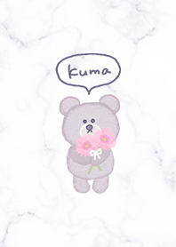 Bear, Gerbera and Marble Wistaria08_2