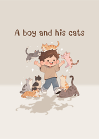 DL A boy and his cats