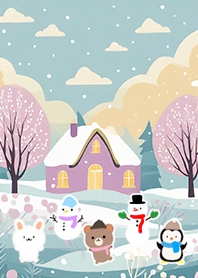 Kawaii scandinavian style(Winter-847)