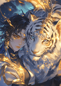 ✨กับการกอดของเสือทองสุดหล่อ❤️