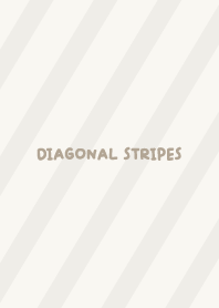 Diagonal Stripes - Linen