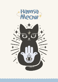เหมียวฮัมซา x ดวงตาปีศาจ (ฟ้าอ่อน)