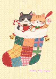 Stocking Kitty Surprise