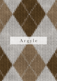 Argyle Style Embroidery beige 67