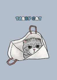 tabbycat8 / slate blue