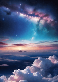 Bright Moon and Dawn a028C0