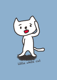 little white cat