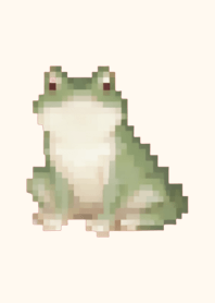 カエルのドット絵のきせかえ Brown 04