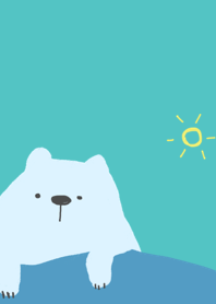 Cool summer bear