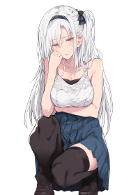 She stared at you with disgust 34