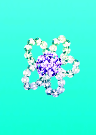 Sequin Flower Light Green