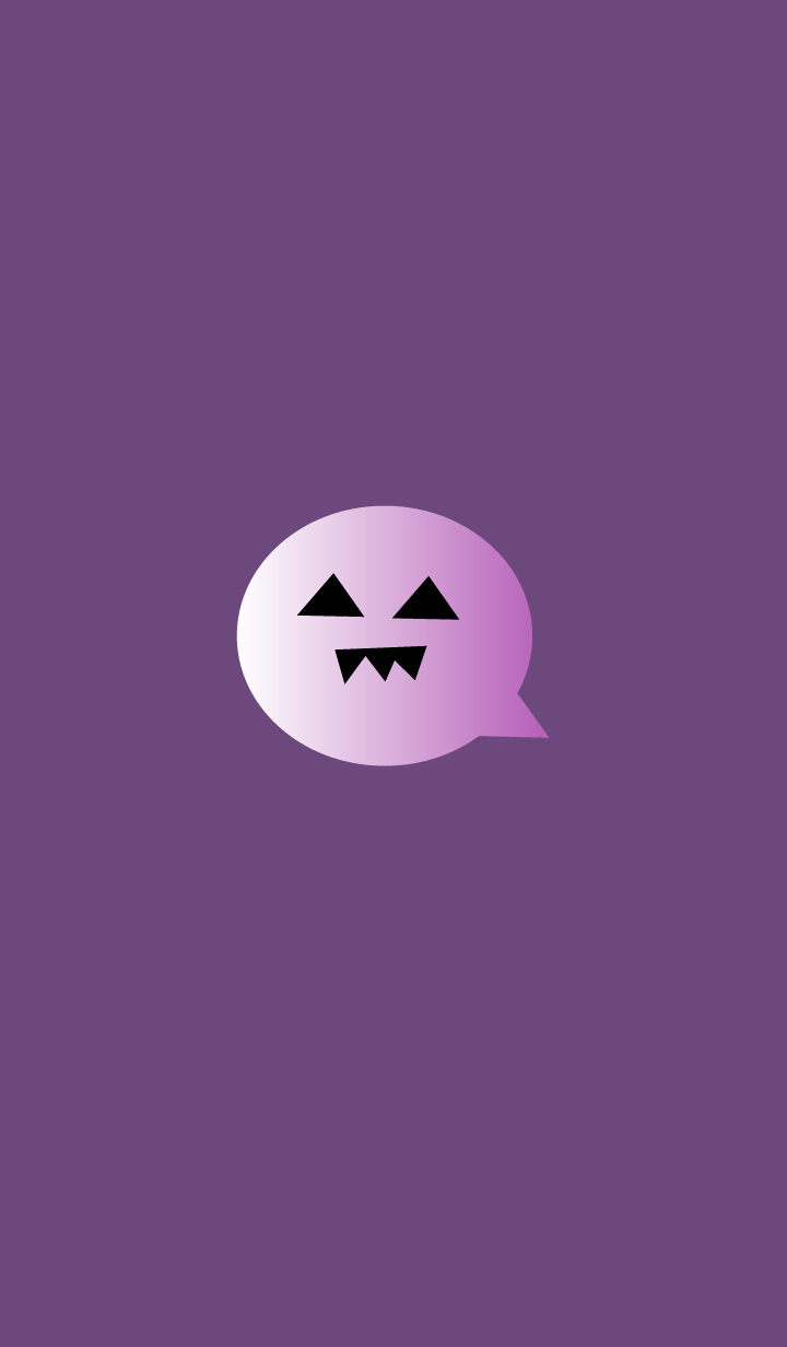 simple Halloween(purple3)