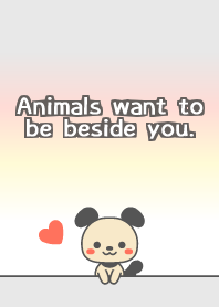 Animals want to be beside you.015-2LGray