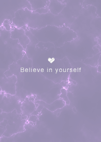 "Believe in yourself"Marble / Purple18_2