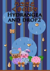 Rabbit and bear daily<Hydrangea,drop2>