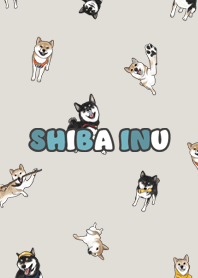 shibainu3 - linen