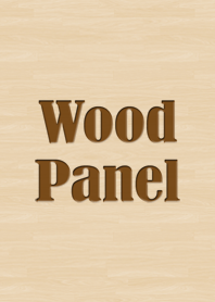 Simple wood panel theme