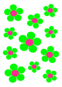 Cute Flowers No.1-W09