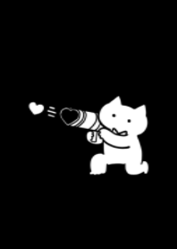 ribbon cat.(monochrome)