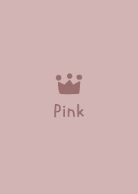 女孩集 -王冠- 暗淡粉红色