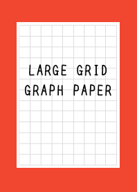 LARGE BLACK GRID GRAPH PAPER-REDj
