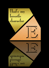 Good fortune Initials 11 "E"