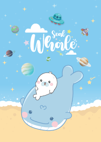 Whale Seal The Beach Kawaii