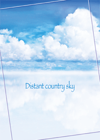 Distant country sky
