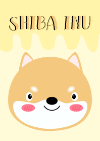 Simple Pretty Shiba Inu Dog Theme