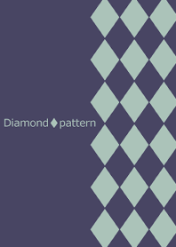 Chic diamond pattern -Purple-