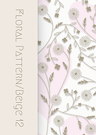 Floral Pattern[daisy]/Beige 12.v2
