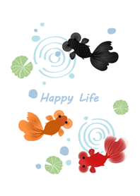 ปลาทองฟองป๊อปอายสุดน่ารัก