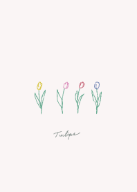 Tulip -light beige color