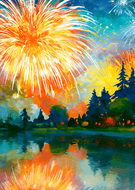 Beautiful Fireworks Theme#120