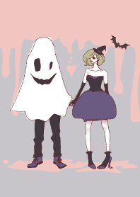 おばけと魔女のデート
