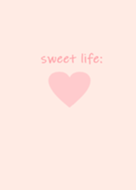 sweet life heart baby pink(JP)