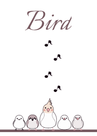 Bird 001-2 (Small bird/White D)