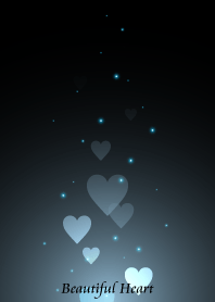 - Beautiful Lady Blue Heart -