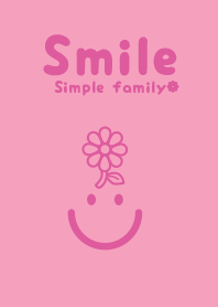 smile & flower Fukusha Pink