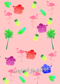 tropical flamingo [flesh pink]