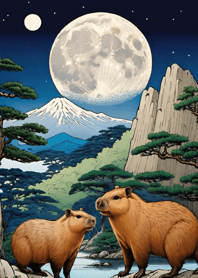 Ukiyo-e - Capybara 47aF13