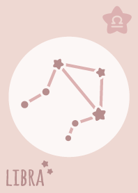 Libra Sign'Pink'