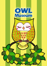 フクロウ 博物館 152- Peaceful Garden Owl