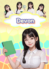 Devon beautiful girl student y05