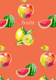 fruits  fruits on red & yellow   fruits