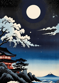 Ukiyo-e Mountains, Seas 93DB99