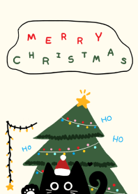 Merry Christmas x Black Cat