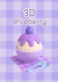 3D blueberry